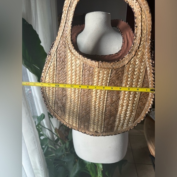 Rattan‎ woven bag - Picture 4 of 5